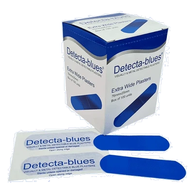 blue plasters