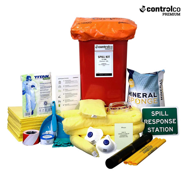 100l Controlco Premium Spill Kit - Chemicals Only