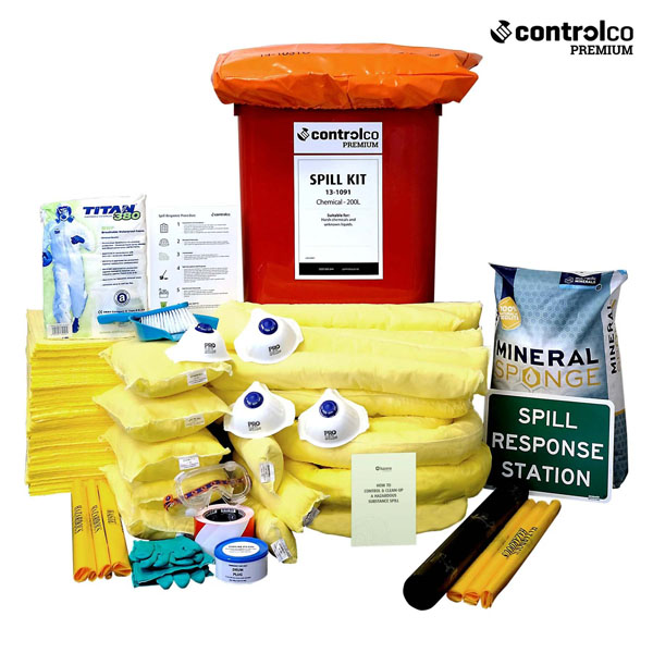 200l Controlco Premium Spill Kit - Chemicals Only