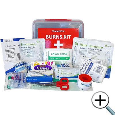 Medium commercial burns care kit