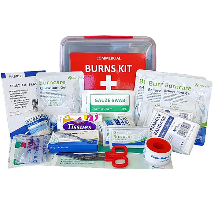 Medium commercial burns care kit