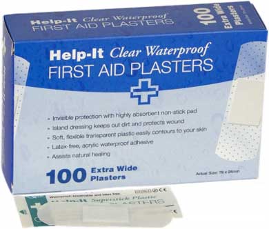 waterproof plastic plasters