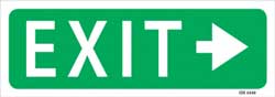 EXIT Sign with arrow (Pointing Right) 