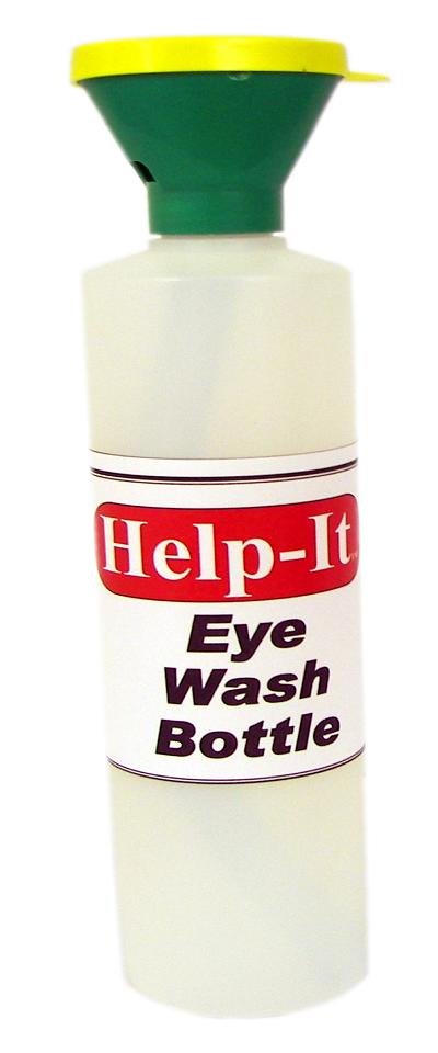 Eye Wash bottle with eye bath attached in two sizes