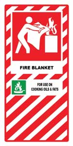 Fire Blanket PVC sign