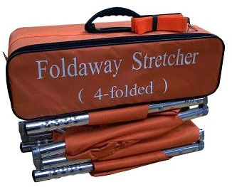 quad folded stretcher