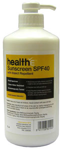 Health E Sunscreen with Insect Repellant