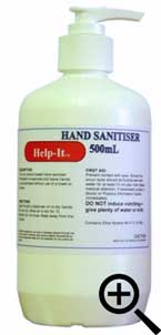 Waterless hand sanitisers and liquid handwash