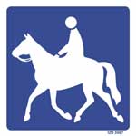 Horse Trekking sign