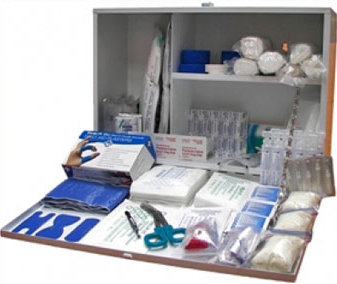 Large catering first aid kit - wall mounted 