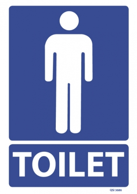Male Toilet sign