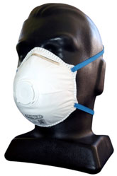 Disposable molded face mask