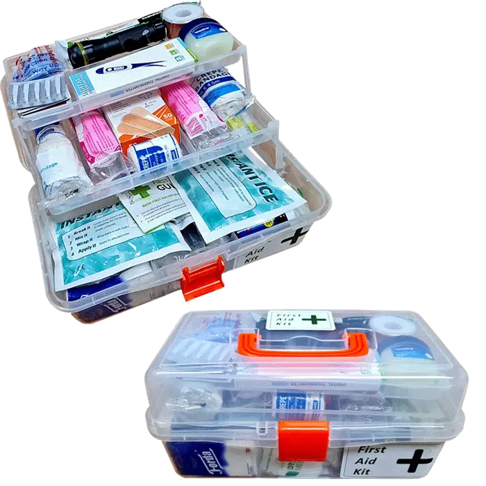 The Premium Clear-Case First Aid Kit