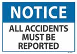 Notice All Accidents Must Be Reported