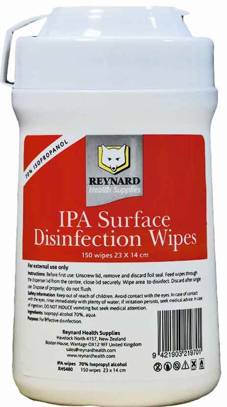 Reyards alcohol wipes