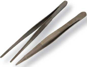Metal Tweezers Sharp pointed Large 13cm