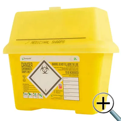 Sharps and Bio Hazard Waste container 2L